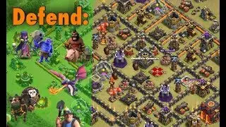 Keys to TH10 Anti 3-Star Base - Defend 10v10 and Dips!