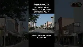 Random US Towns: Eagle Pass, TX #shorts
