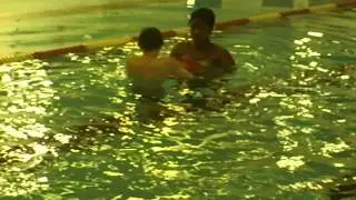 ms vanessa,jerry and baby k  swim boarding
