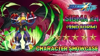 MegaMan X DiVE - Sigma (X4 2nd Form) 5* Character Showcase