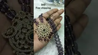 #trending #purple#victorian #beads #mala #560 free shipping #9849736508#viral #youtubeshorts