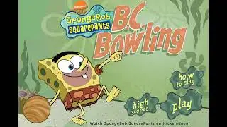 SpongeBob Flash Game I've played perhaps 20 years ago - SpongeBob SquarePants Game - B.C. Bowling