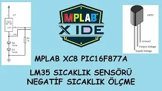 LM35 Sıcaklık Sensörü Negatif-Pozitif Sıcaklık Okuma | LM35 POSITIVE & NEGATIVE TEMPERATURE MEASURE