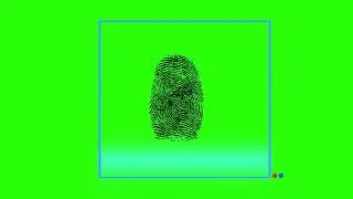 Finger Print Animation Video - Green Screen / Chromakey - ( free to use ) FreePik