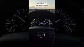 2022 Nissan Patrol 5.6L v8 y62 0-100kph acceleration