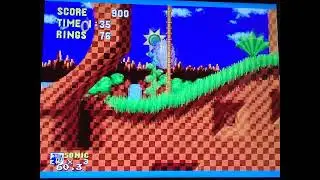 Sonic 1 - Green Hill - Act 01 - Mega Drivre - #gaming