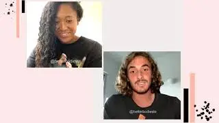Stefanos Tsitsipas and Naomi Osaka大坂なおみ  Instagram Live