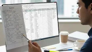 How to Place Data in an Excel Format? || Research || Education || Business || V331