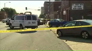 Toddler ejected after multi-car crash in downtown St. Louis