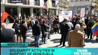 Activists Show International Solidarity with Venezuela