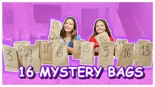 16 MYSTERY BAGS CHALLENGE | SISTER FOREVER