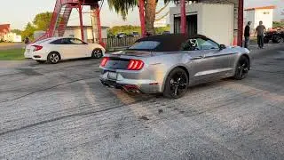 2019 Honda Civic vs Mustang eco-boost