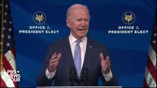 Biden speaks as pro-Trump mob storms Capitol building
