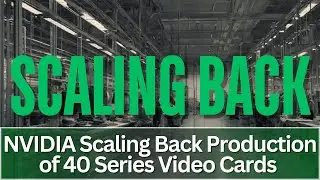 Nvidia Scaling Back Production of 40 Series Video Cards #blackwell  #nvidia #gaming @3DGAMEMAN