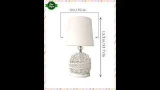 Modern Small Crystal Table Lamp,Contemporary Bedroom Bedside Nightstand Lamp,Morden Minimalist, D...