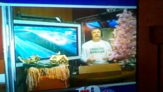 Local traffic report during snow storm