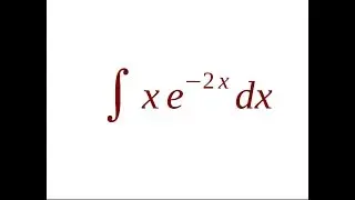 integral x e^ -2x dx