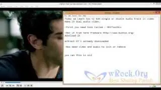 Add or Remove Single Track From Dual Audio Video