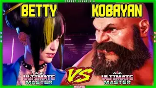 SF6 Kobayan (Zangief) VS Betty (Juri)💥Messatsu!💥スト6💥Street fighter 6