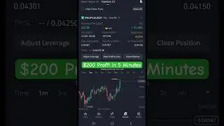 $200 Profit in just 5 minutes | Live Trading #scalping #crypto