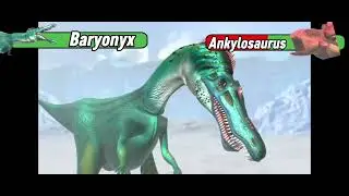 Baryonyx Vs Ankylosaurus (Credits to @pong1977) #dinosaur #jurassicworld #actionfigures 