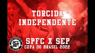 Recep&ccedil;&atilde;o da Torcida Independente. S&atilde;o Paulo x Palmeiras. Copa do Brasil 2022