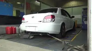SUBARU IMPREZA WRX STI spec C TYPE RA-R CHASSIS DYNO TEST Second time