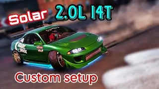 Solar (Mitsubishi Eclipse) 2.0L I4T custom setup | Carx drift racing 2