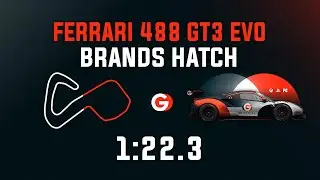 Brands Hatch 1:22.3 - Ferrari 488 GT3 EVO - GO Setups | ACC 1.9.5
