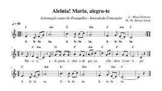 Aleluia! Maria, alegra te