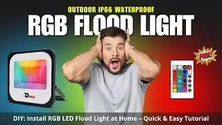Dreamlux RGB LED Flood Light | 20W&ndash;200W | Remote Control, Waterproof, BIS Approved | Full Review