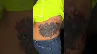 Burn Scar Cover up. #burn #scary #scarcoveruptattoo #bharuch #burnscar