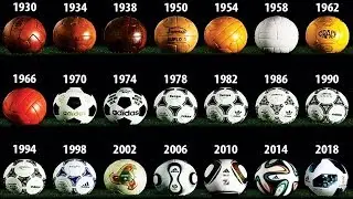 AS BOLAS OFICIAIS DE TODOS OS MUNDIAIS