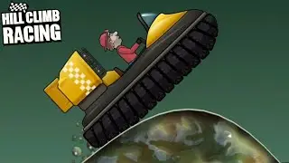 HILL CLIM RACING - HOVERCRAFT 1239M ON ALIEN PLANET (iOS, Android)