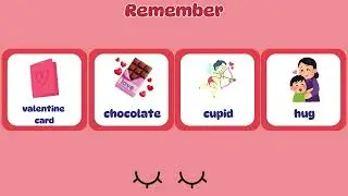 GAME for kids | Valentine's Day Vocabulary