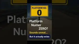 &ldquo;Platform Number ZERO&rdquo;  #train #facts #indianrailways #shortsfeed #ytshorts  #railway_reform