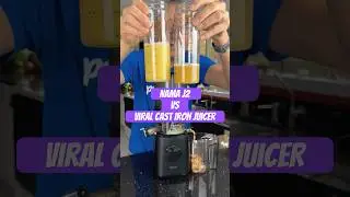 Соковыжималка Cast Iron или Nama J2 &mdash; какая соковыжималка производит больше сока 🧐 #castironjuice...