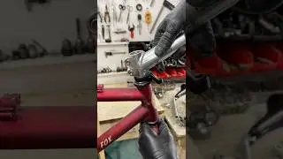 How I Took Off a Retro MTB Headset  #mtb #bikerestoration #bikeservice
