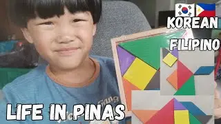 🇰🇷🇵🇭 Wooden Puzzle with My Korean-Filipino Kids