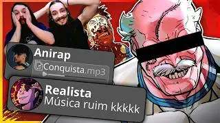 Músicos reagindo a 