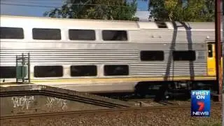 Seven News Sydney - Apology over train doors opening at carriage not at platform (14/4/2014)