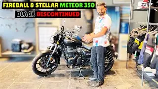 Royal Enfield Meteor 350 ke Fireball Black & Stellar Black Discontinue honge ya nahi #meteor350