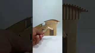 DIY Miniature New Model Cardboard Craft House