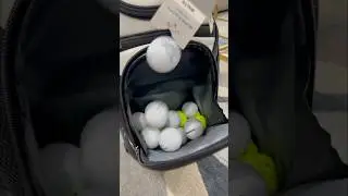 Restock my golf bag ASMR #asmr #golf #golftiktok #irons #golfasmr #golfballs #golfer