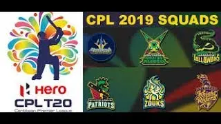 Cpl 2019 All Team Squad 2019