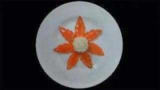 Carving Leafs From Carrot (Part 1)
