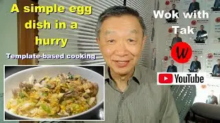 A simple egg dish in a hurry.  Template-based cooking.