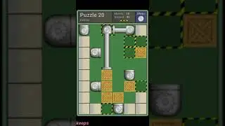 Pushing Machine (Genius) Level Puzzle 20 - Perfect Solution