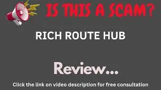 Rich-routehub.com Review: THIS IS A SCAM? (Rich Route Hub)