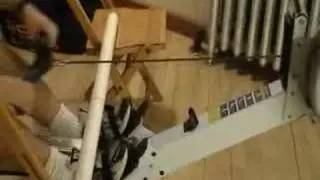 erg catch drill bar over feet